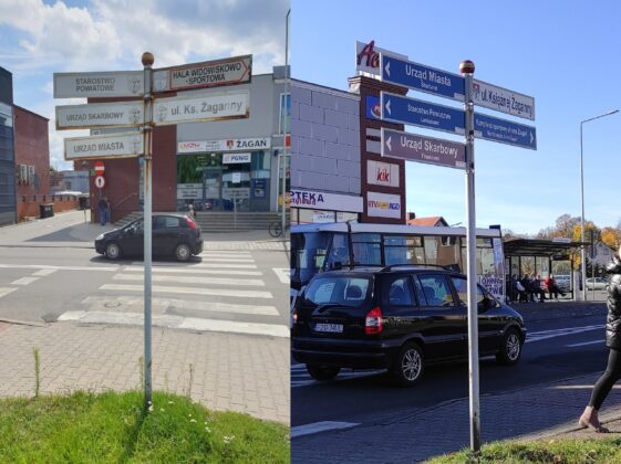 Nowe oznakowanie uliczne