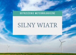 Ostrzeżenie przed silnym wiatrem