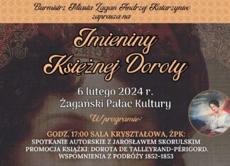Już dziś zapraszamy na Imieniny Księżnej Doroty!