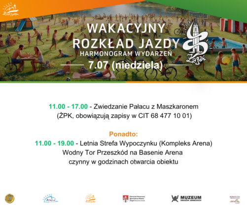 Wakacyjny rozklad jazdy na 7 lipca