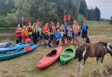 VIII Młodzieżowy Spływ Kajakowy na zakończenie wakacji Mlodziezowy splyw kajakowy