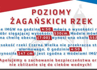 Poziomy żagańskich rzek