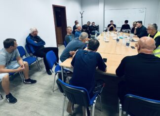 Wieczorna narada Burmistrza Miasta Żagań z Radnymi Miasta Żagań