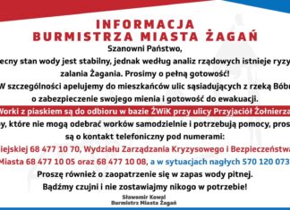 Worki z piaskiem do odbioru w ŻWiK