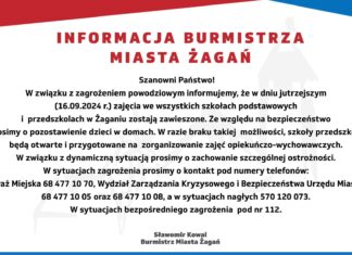 Poniedziałkowe zajęcia w szkołach i przedszkolach zawieszone