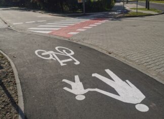 Ciąg pieszo-rowerowy przy ul. Młynarskiej gotowy