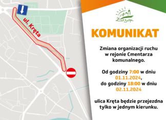 Zmiany w dniach 1-2.11.2024 r.