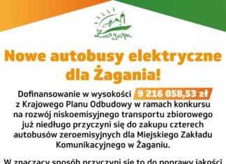 Nowe autobusy elektryczne dla Żagania!