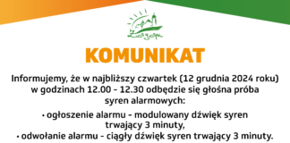 Próba syren alarmowych